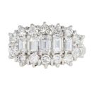 18ct White Gold 2.00ct Diamond Cluster Ring