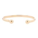 9ct Yellow Gold Plain Torque Bangle