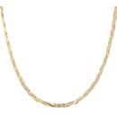 9ct Yellow Gold Patterned Plait Fancy Chain 18"