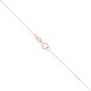 9ct Yellow Gold 0.15ct Brilliant Cut Diamond Cluster Pendant And Chain 18"