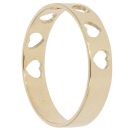 9ct Yellow Gold Heart Cut-Out Ring