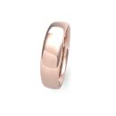 18ct Rose Gold 5mm Slight Court Wedding Band