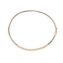 9ct Yellow Gold Cubic Zirconia Bangle