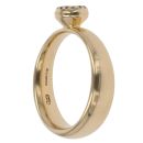 18ct Yellow Gold 0.15ct Brilliant Cut Diamond Cluster Ring