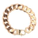 9ct Yellow Gold Curb Bracelet 8.5"