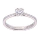 Platinum 0.50ct Diamond Solitaire Ring
