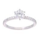 18ct White Gold 1.00ct Diamond Solitaire Ring