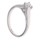 18ct White Gold 0.36ct Princess Cut Diamond Solitaire Ring