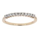 9ct Yellow Gold 0.24cts Diamond Eternity Ring by Anya Belle