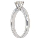 18ct White Gold 0.50ct Brilliant Cut Diamond Solitaire Ring