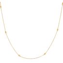 22ct Yellow Gold Disco Bead Fancy Chain 16"