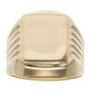 14ct Yellow Gold Plain Rectangular Signet Ring