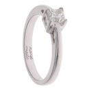 18ct White Gold 0.40ct Princess Cut Diamond Solitaire Ring