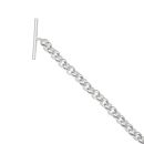 Silver Belcher T-Bar Bracelet 7.5" By Icesia