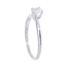 14ct White Gold 0.25ct Solitaire Diamond Ring