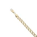 18ct Yellow Gold Curb Bracelet 9.5"
