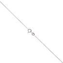 9ct White Gold 0.35ct Diamond Quatrefoil Pendant and Integral Chain 16" by Anya Belle