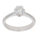 18ct White Gold 0.60ct Brilliant Cut Diamond Solitaire Ring