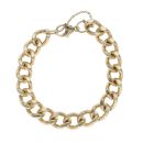 9ct Yellow Gold Curb Bracelet 7.5"