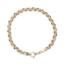 9ct Yellow Gold Belcher Bracelet 7.5"