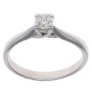 Platinum 0.25ct Brilliant Cut Diamond Solitaire Ring