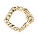 9ct Yellow Gold Curb Bracelet 7"