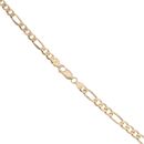 9ct Yellow Gold Figaro Chain 30"