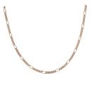 9ct Yellow Gold Fancy Figaro Style Chain 18"