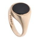 9ct Yellow Gold Onyx Signet Ring