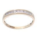 9ct Yellow Gold 0.25ct Diamond Eternity Ring