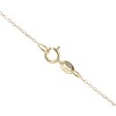 18ct Yellow Gold 0.35ct Brilliant Cut Diamond And Blue Gemstone Pendant And Chain 18"