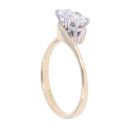18ct Yellow Gold 0.50ct Diamond Two Stone Ring