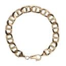 9ct Yellow Gold Anchor Bracelet 8"