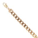 9ct Yellow Gold Curb Bracelet 8.5"