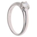18ct White Gold 0.50ct Brilliant Cut Diamond Solitaire Ring