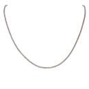9ct White Gold Fancy Chain 16"
