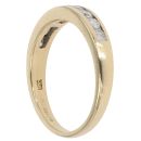 18ct Yellow Gold 0.50ct Brilliant Cut Diamond Half Eternity Ring