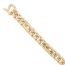 14ct Yellow Gold Fancy Bracelet 9"