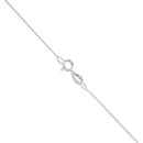 Silver Cubic Zirconia Cluster Pendant And Chain 18" By Icesia