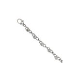 18ct White Gold 4.00ct Diamond Bracelet 8"