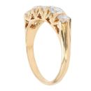 18ct Yellow Gold 1.00ct Brilliant Cut Diamond Five Stone Ring
