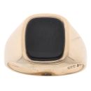 9ct Yellow Gold Onyx Square Signet Ring