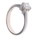 18ct White Gold 0.50ct Diamond Solitaire Ring