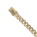 14ct Yellow Gold Monaco Classic Flex Lock Curb Bracelet 8.5"