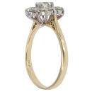 18ct Yellow Gold 1.50ct Brilliant Cut Diamond Cluster Ring