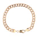 9ct Yellow Gold Curb Bracelet 8"