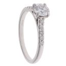 18ct White Gold 0.90ct Brilliant Cut Diamond Solitaire Ring