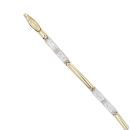 9ct Yellow Gold Cubic Zirconia Bracelet 7"