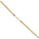 9ct Yellow Gold Fancy Graduating Chain 16"