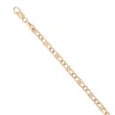 9ct Yellow Gold Fancy Bracelet 7.5"